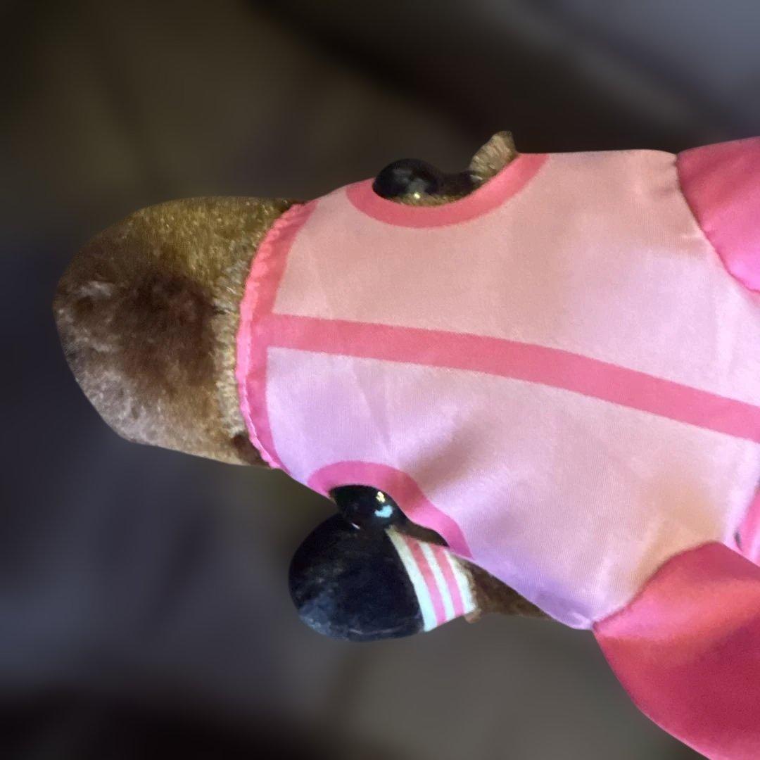 希少♡高知競馬　ハルウララ　ぬいぐるみ　3体まとめ売り　　ピンク/にんじん/ぞう