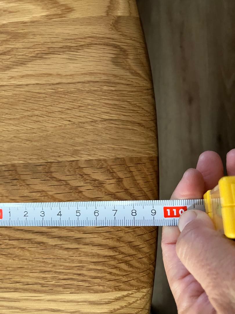 【チンネン様】大川家具　円形ダイニングテーブル