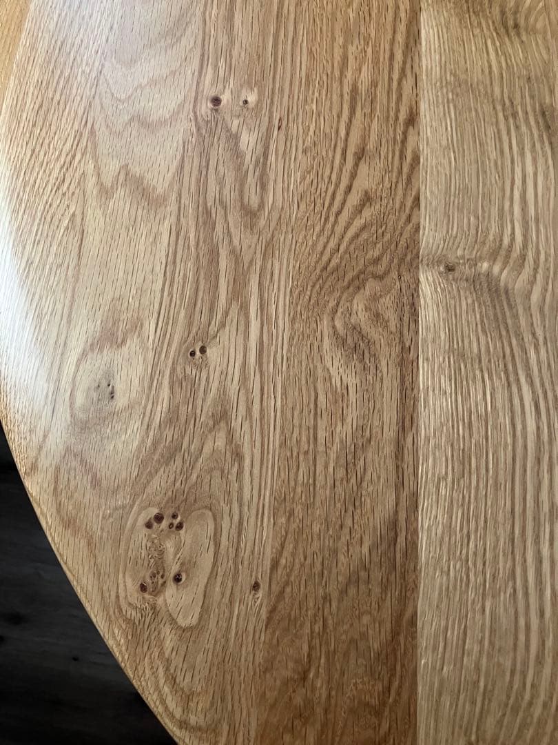 【チンネン様】大川家具　円形ダイニングテーブル