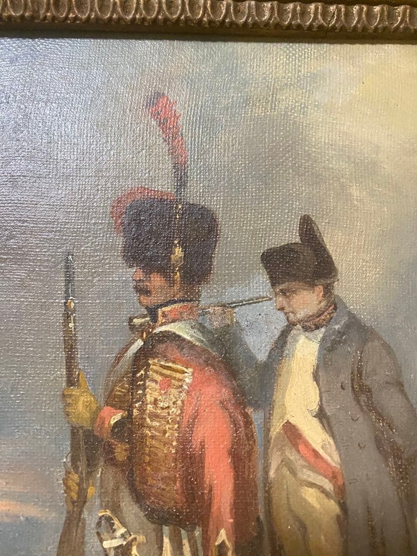 ナポレオン油彩画(1840年代当時の額)