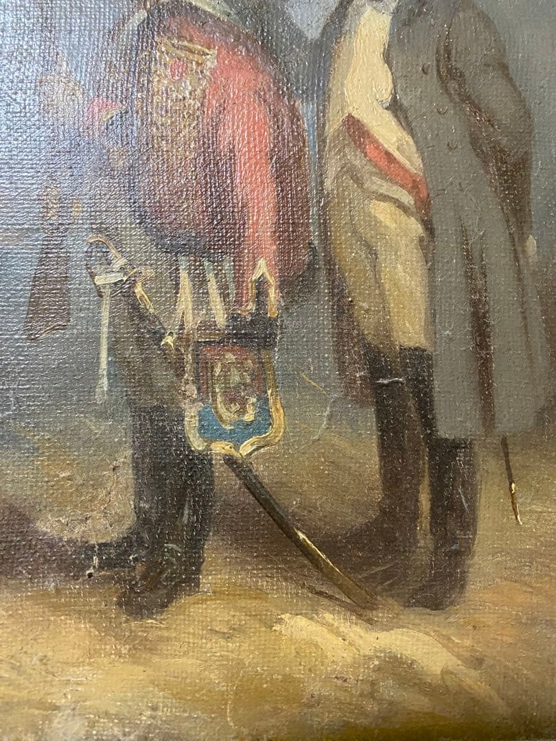 ナポレオン油彩画(1840年代当時の額)