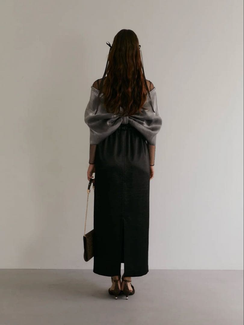 スーツ・フォーマル・ドレス ecmile RIBBON TIGHT DRESS