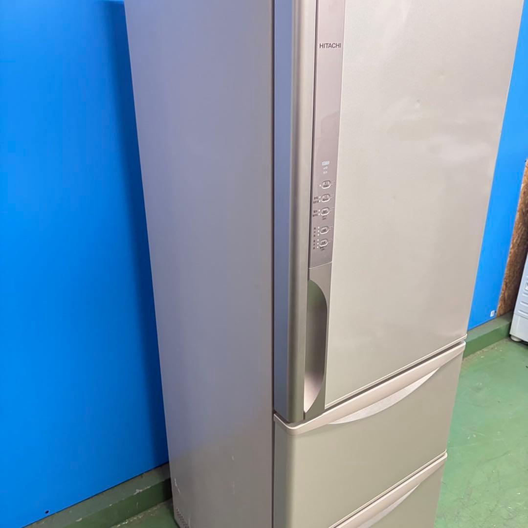 718 関東 保証 冷蔵庫 大型 右開き 300L強 自動製氷機 3ドア 極美品