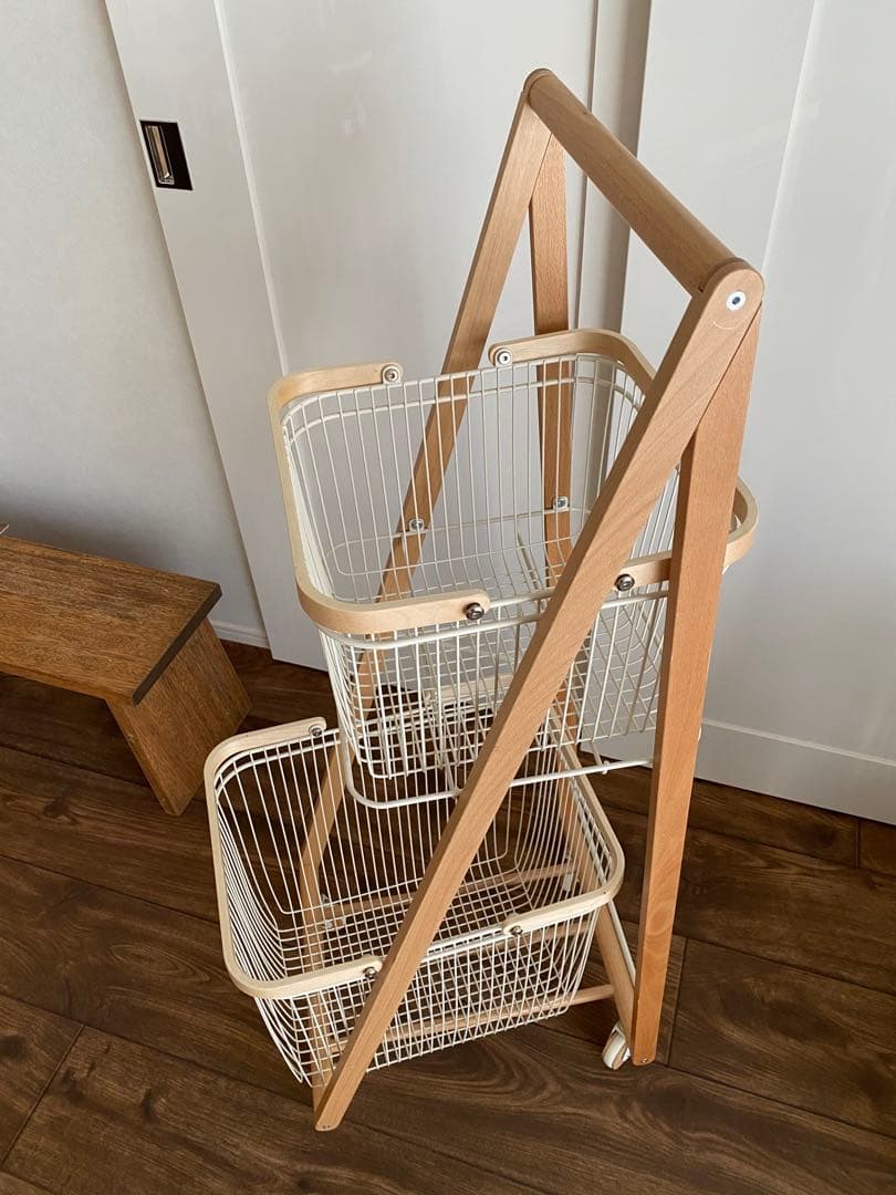 Hinata Life キャリーバスケットワゴンL