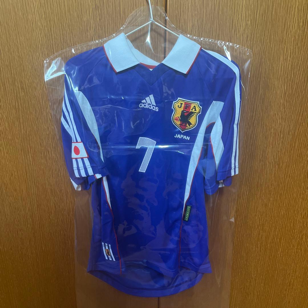 中田英寿 7番 日本代表 ユニフォーム 1999-2000 アディダス 当時物