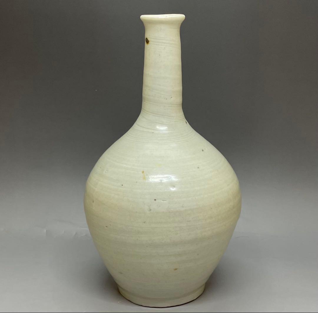 李朝 古伊万里 白磁 鶴首 徳利 花入 L113 安く 買う 方法