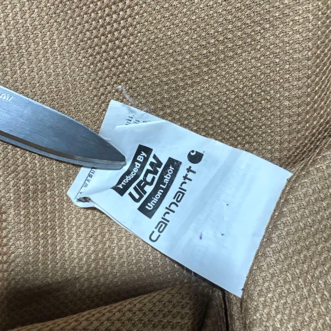 美品Carhartt カーハートXLダックジャケットフード付きブラウン