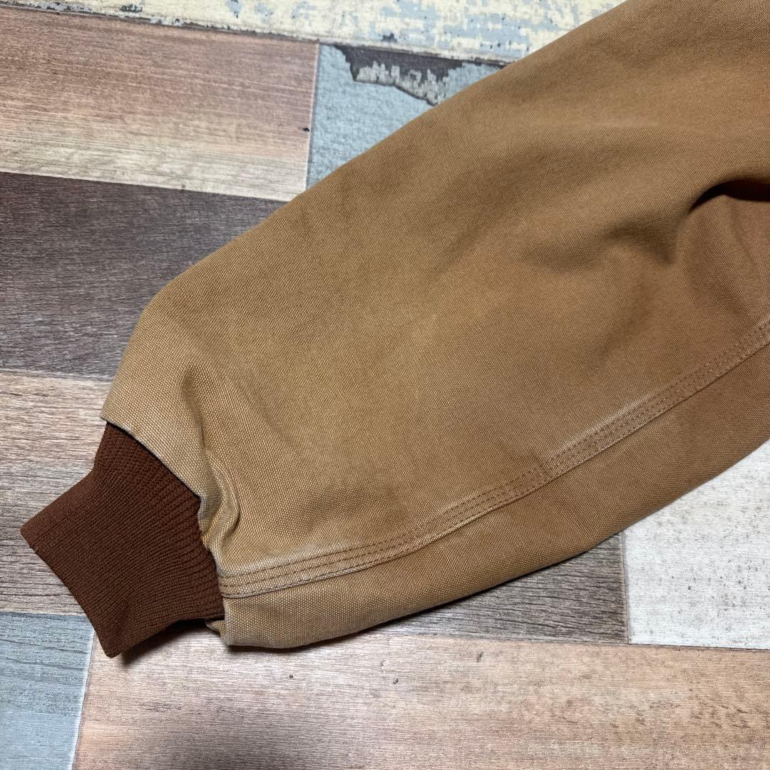 美品Carhartt カーハートXLダックジャケットフード付きブラウン