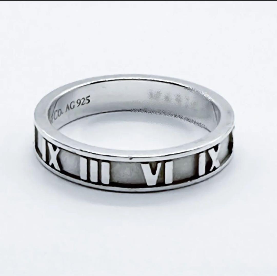 TIFFANY&Co. ティファニーアトラス　リング　約15号　シルバー　925