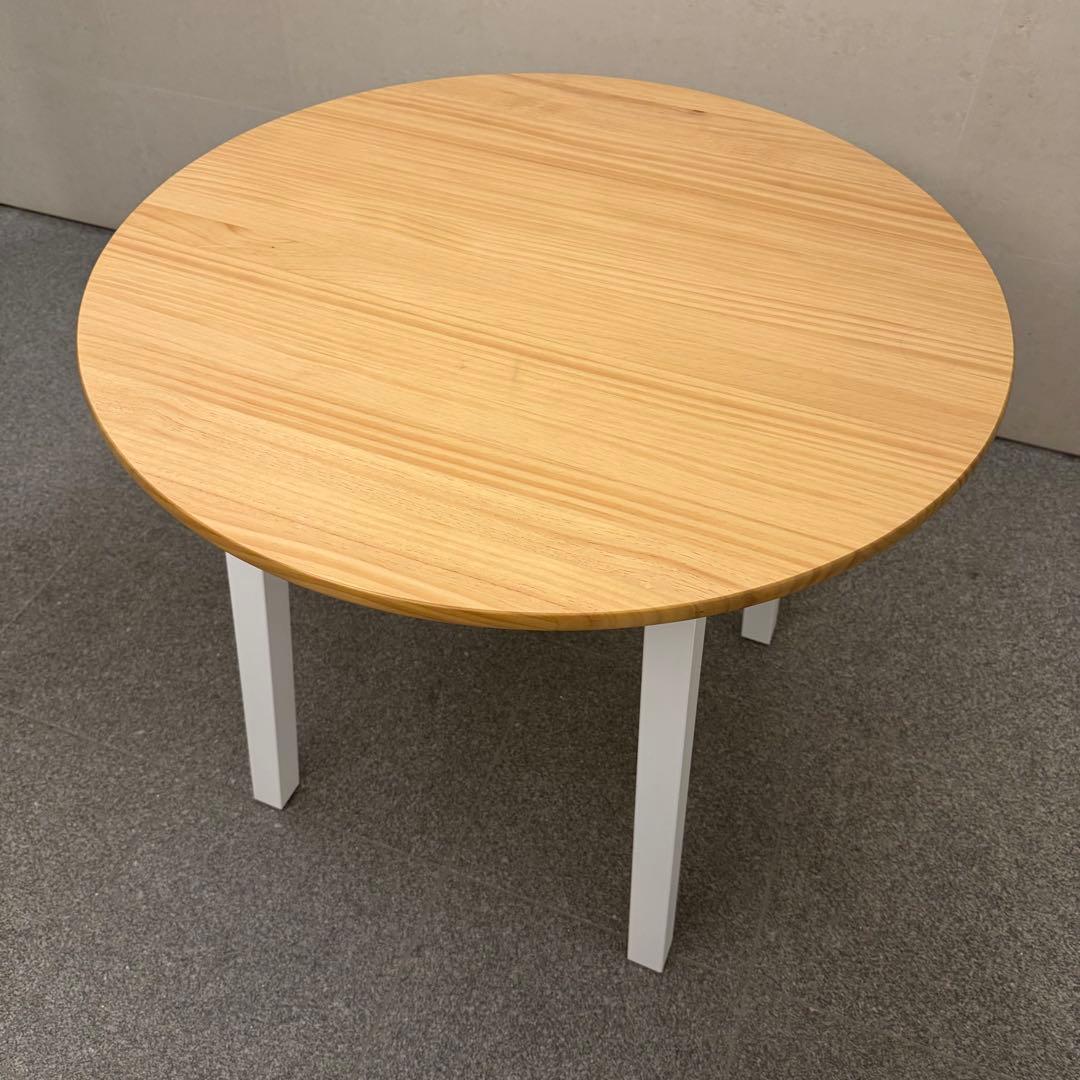 IKEA ピントルプ テーブル パイン材 85×75cm ナチュラル