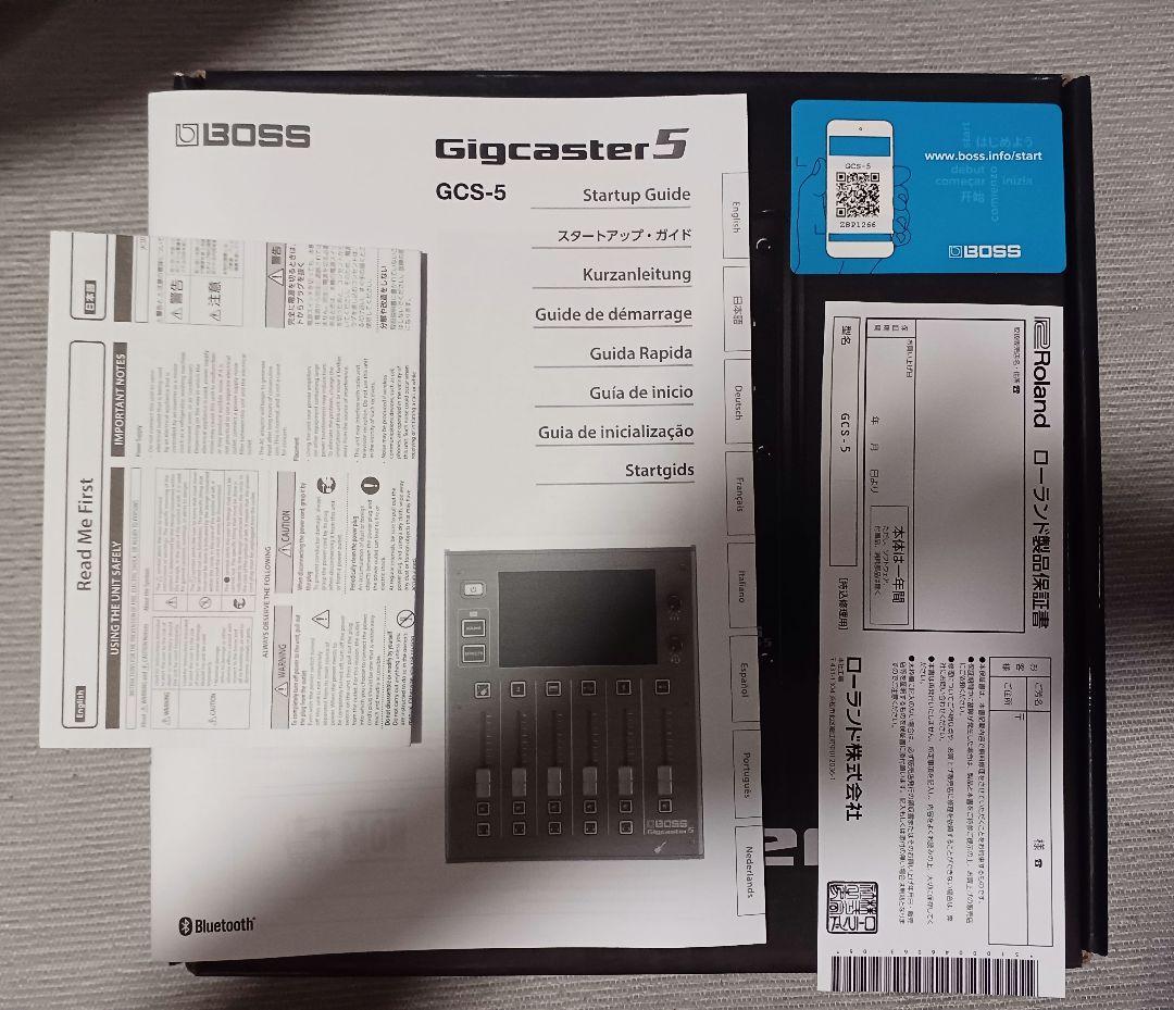 オーディオインターフェース BOSS Gigcaster 5 配信向け オーディオ