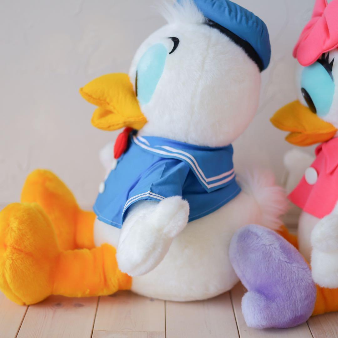 特大 ドナルドダックとデイジーダック ぬいぐるみセット
