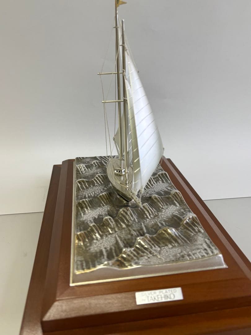 定価36.3SilverPLATED TAKEHIKO武比古 銀製ヨット4号