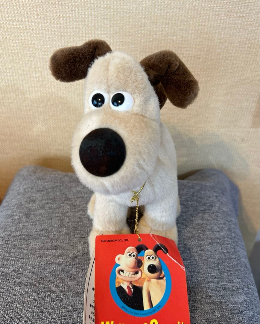 超希少】ウォレスとグルミット 人形 ぬいぐるみ - メルカリ