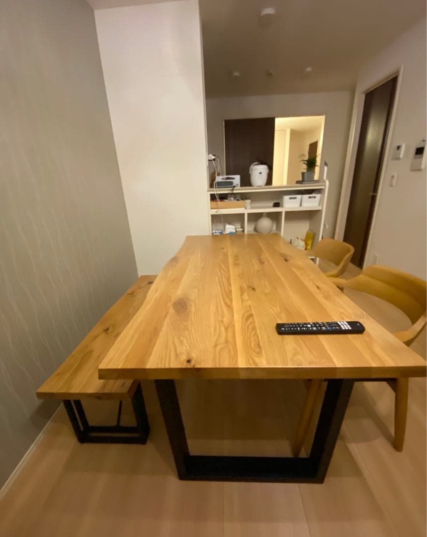 160幅オーク ダイニングテーブル