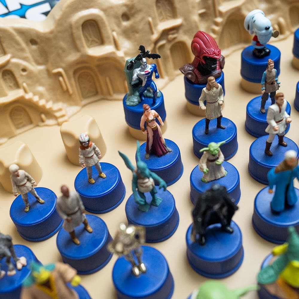 スターウォーズ エピソード1ボトルキャップ 限定コレクションステージ付き