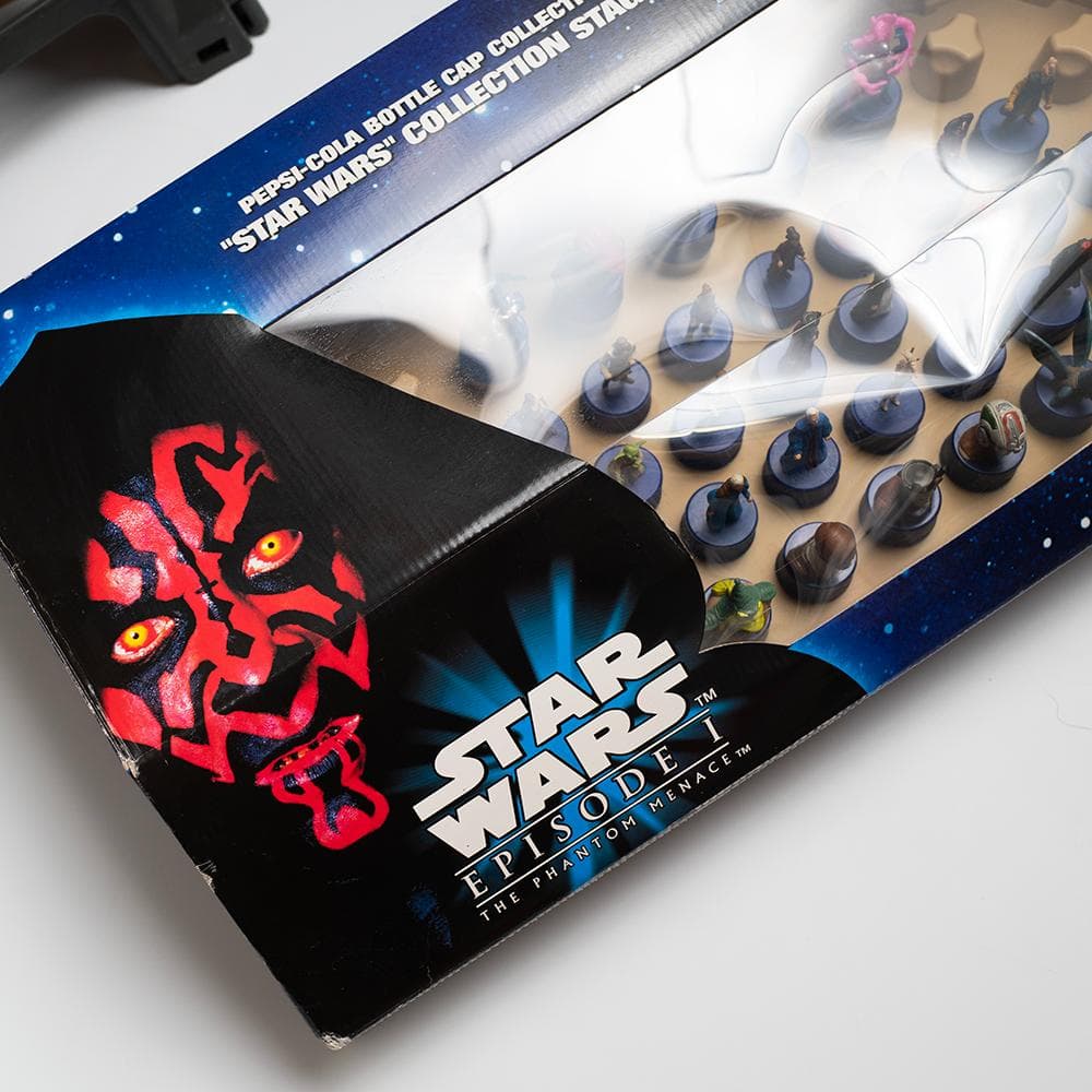 スターウォーズ エピソード1ボトルキャップ 限定コレクションステージ付き