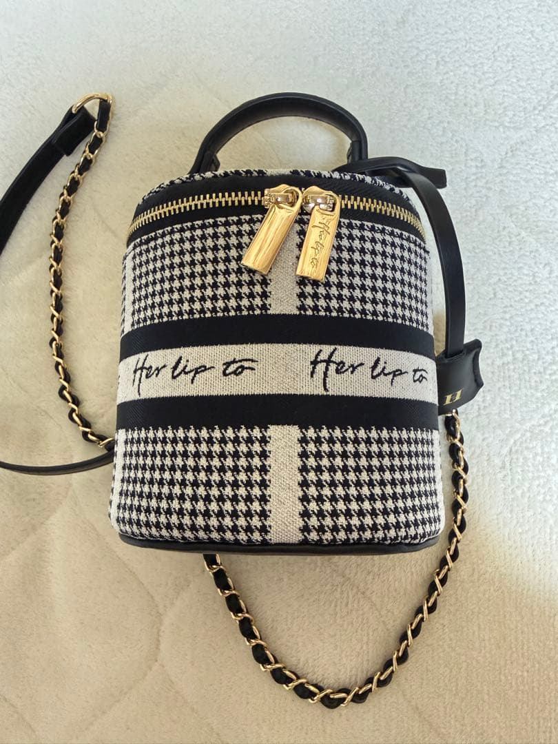 シルバー HLT Jacquard Mini Vanity Bag