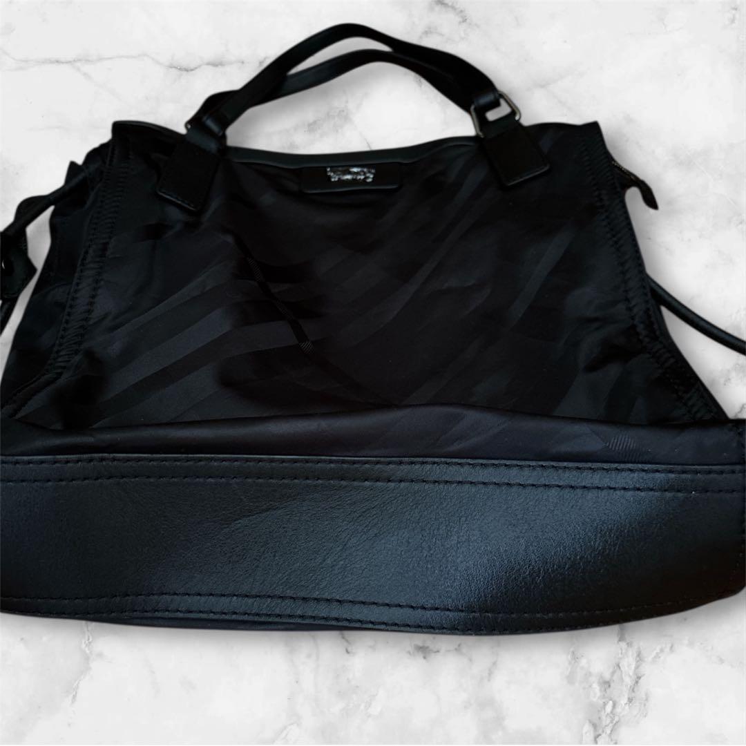 最終お値下げ☆未使用品☆バーバリーブラックレーベルトートバッグ　A4サイズ