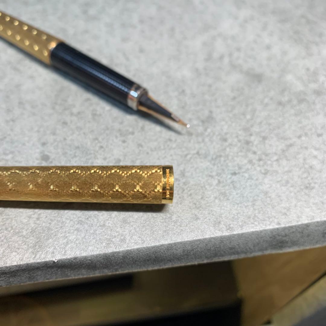 レア柄　Parker パーカー　180 万年筆　14K金メッキ　フランス製　廃盤