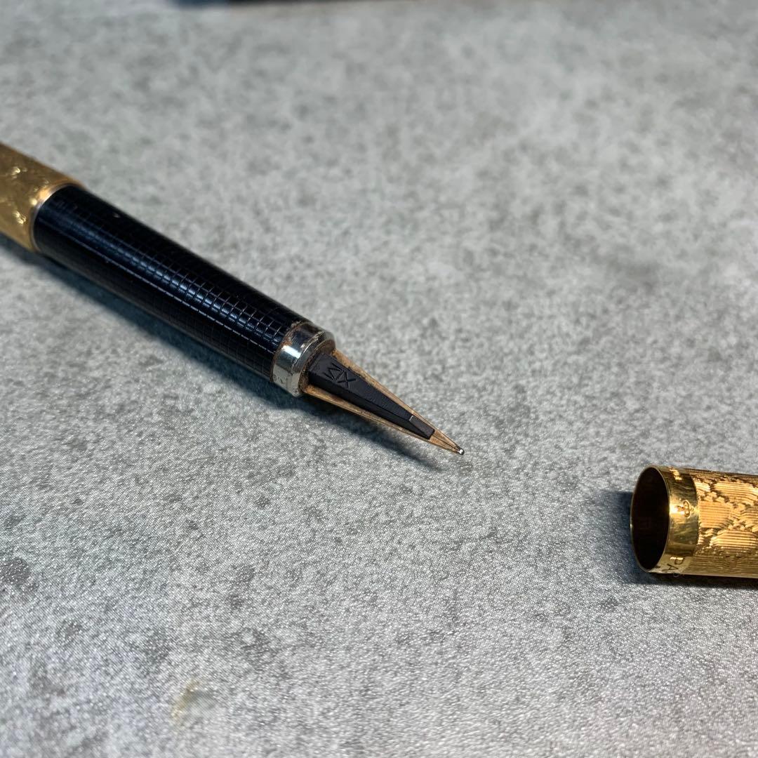 レア柄　Parker パーカー　180 万年筆　14K金メッキ　フランス製　廃盤