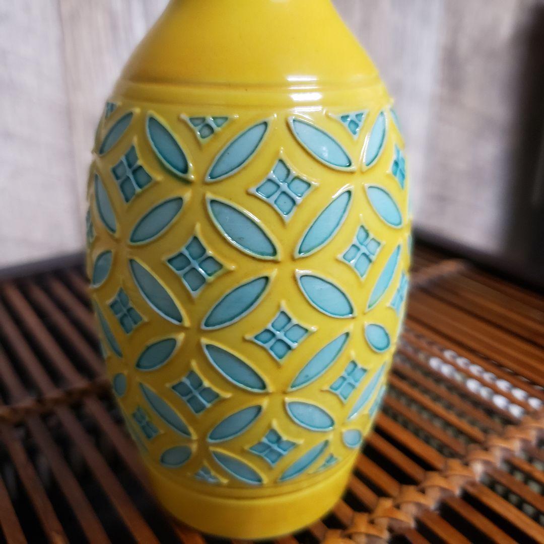 12点セット】永楽焼/黄交趾/酒器揃/徳利一対/酒盃十客/内銀張/骨董