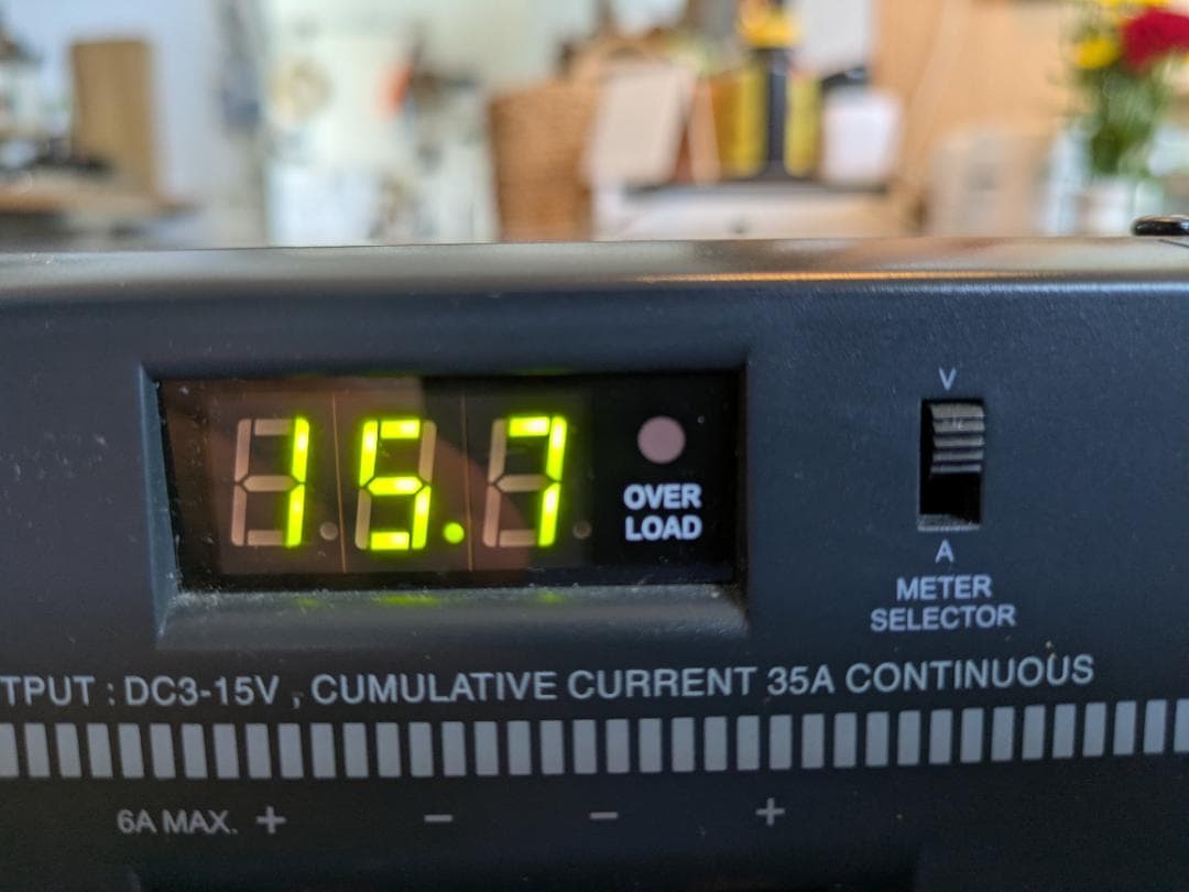 第一電波工業 DSP3500 直流安定化電源 DC 3-15V 35A