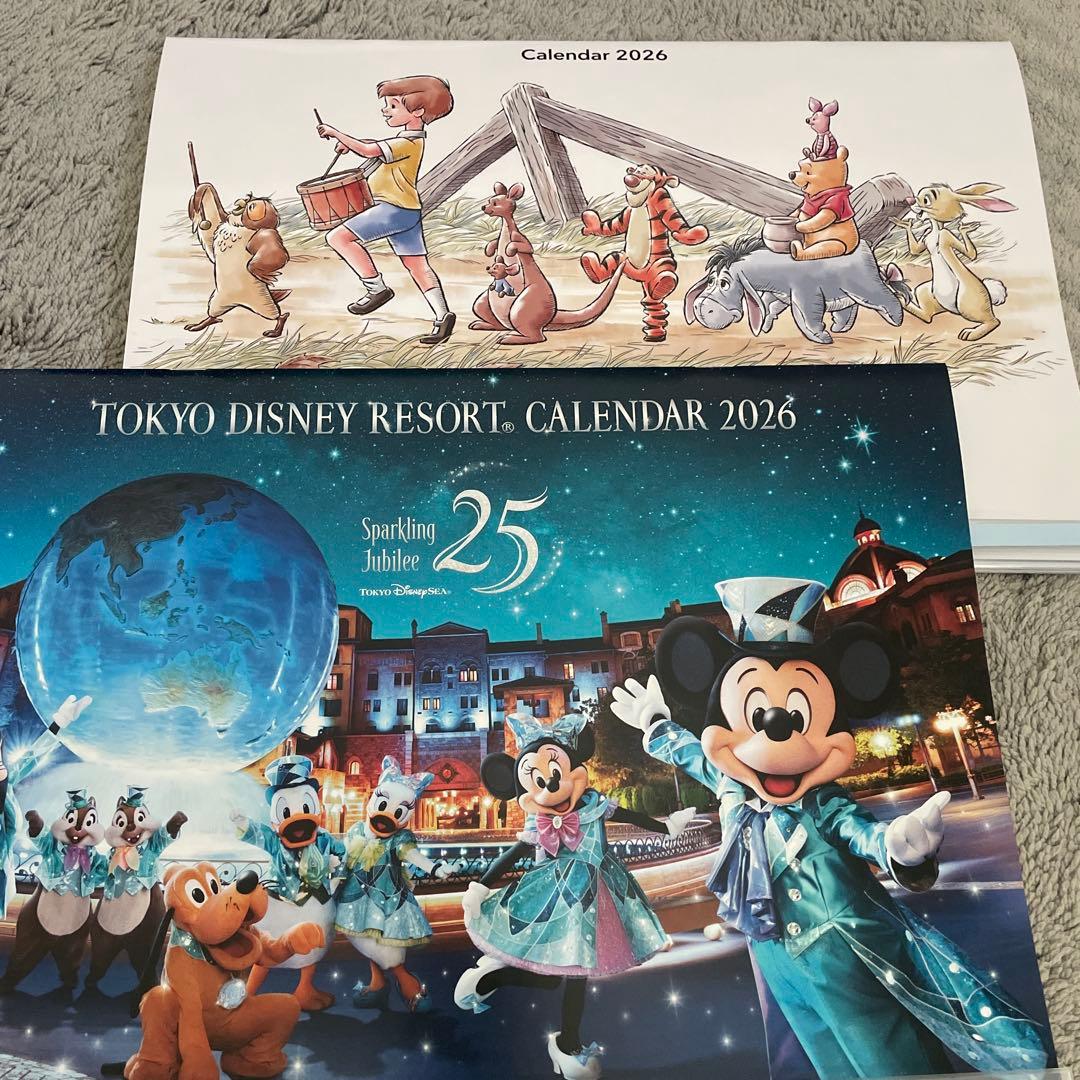 非売品】ディズニー カレンダー2026 2種セット - メルカリ