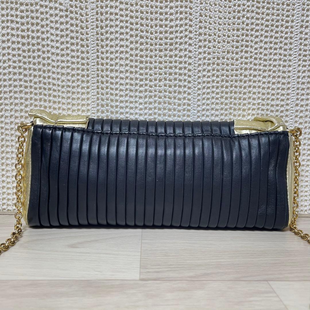 ☆訳あり☆ ドルチェ&ガッバーナ チェーン ショルダー パーティー バッグ