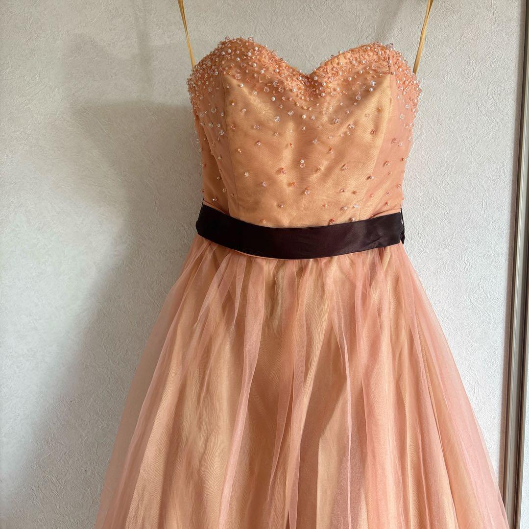 ribbondress9〜13号 約M・Lサイズ(ウエディング結婚式発表会演奏会