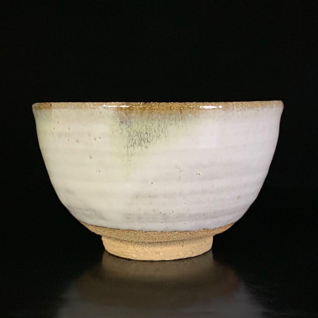 【中里重利 作】唐津焼 『斑唐津』 茶碗 共布 共箱 栞 陶歴