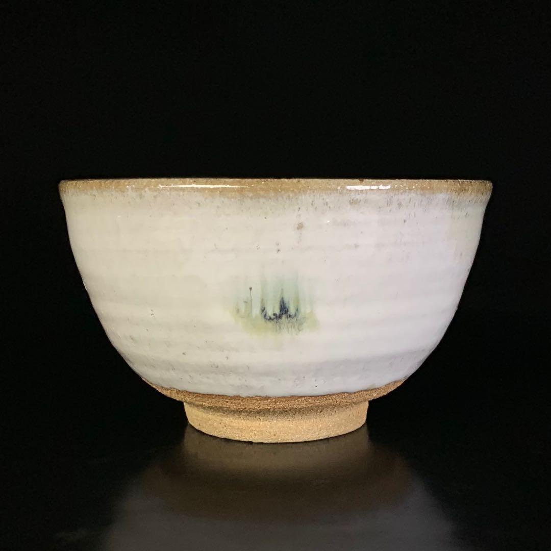 【中里重利 作】唐津焼 『斑唐津』 茶碗 共布 共箱 栞 陶歴