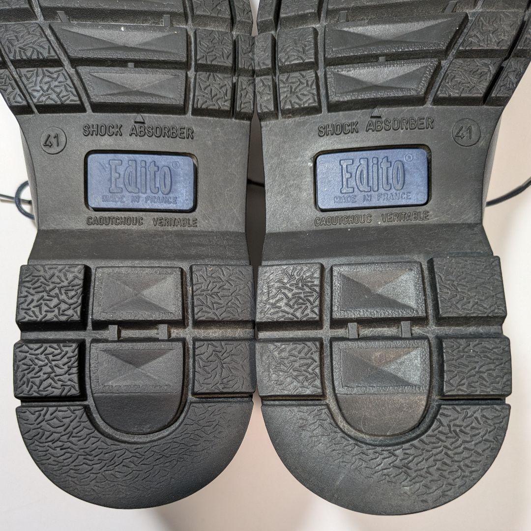 KLEMANクレマン41パドレ26㎝チロリアンシューズ ネイビー