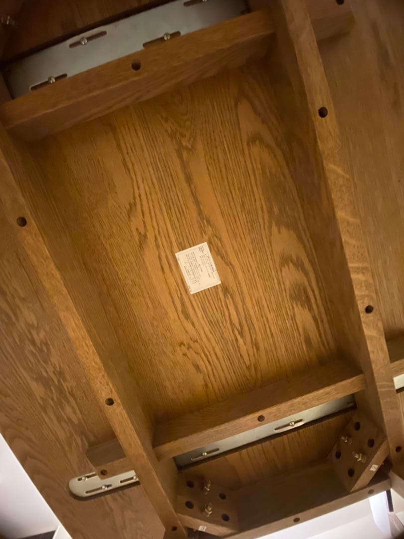 UNICO ELEMT(エレムト)　ダイニングテーブル W1000 ブラウン