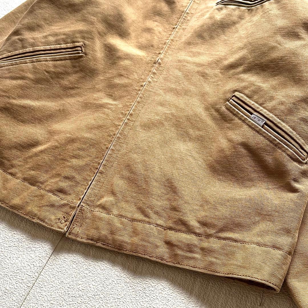 希少モデル】カーハート デトロイトジャケット USA製 赤キルティング