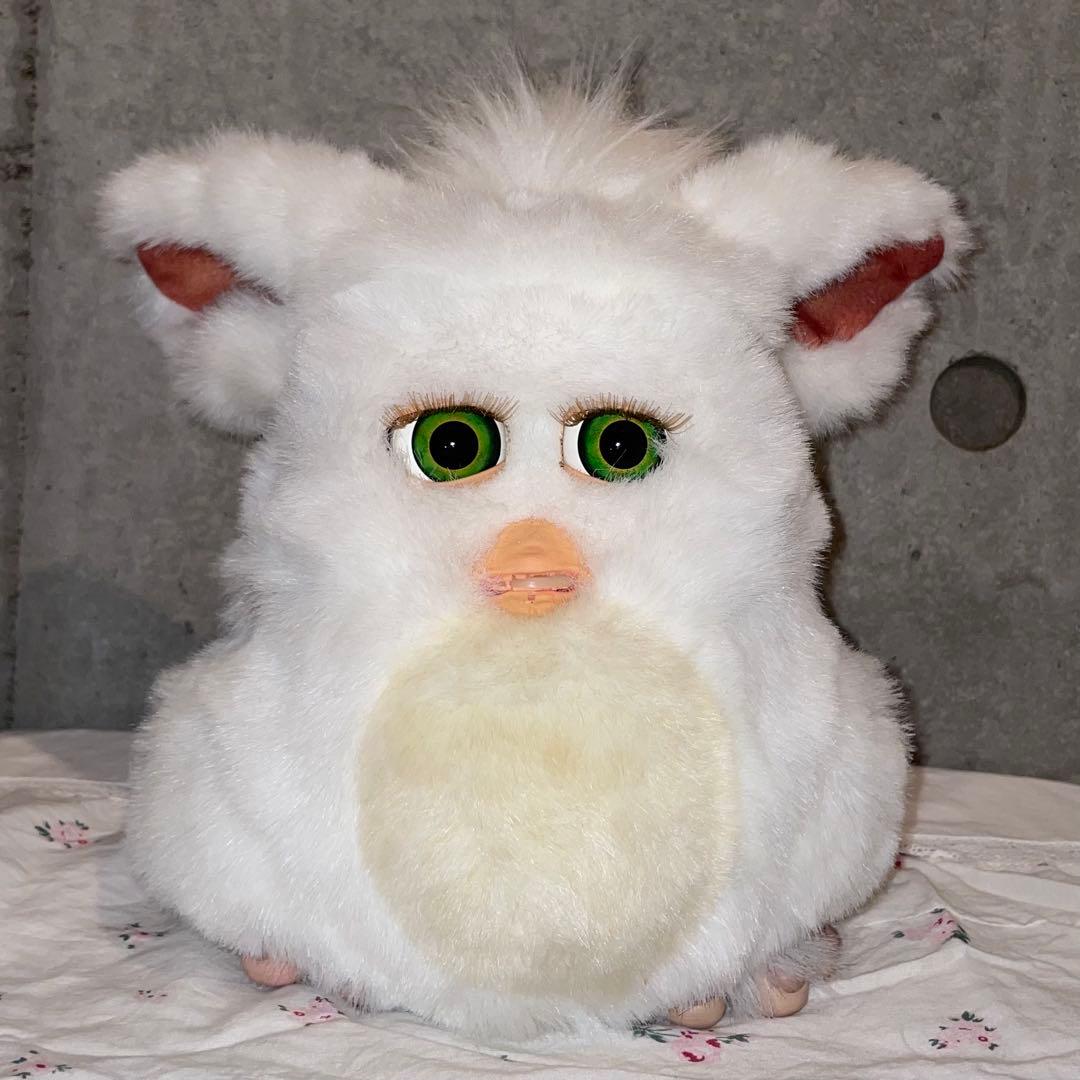 稼動品】ファービー2 シュガースノー×グリーンアイ 日本語版 箱付き 左右に