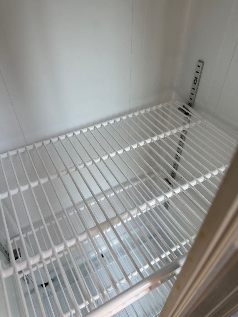 ガラス扉冷蔵庫 ホワイト 3段