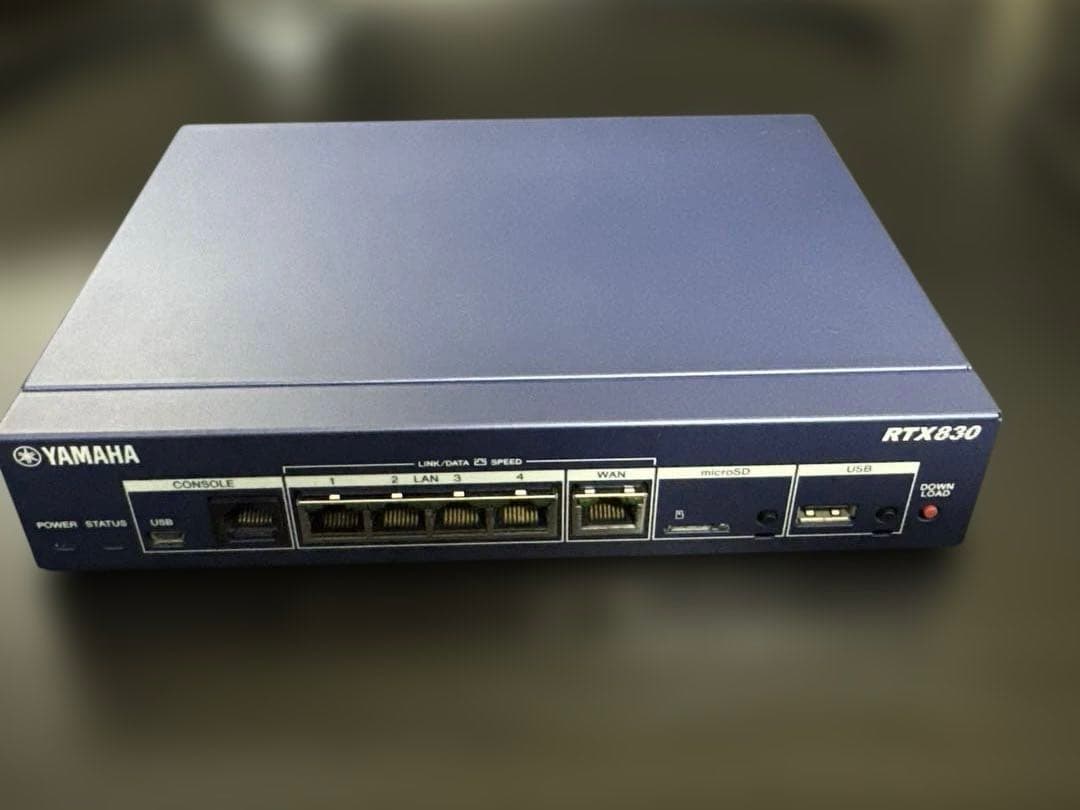 YAMAHA RTX830 有線LANルーター 本体 YAMAHA RTX830 ギガアクセス VPN ルーター（ヤマハ） | イミッション
