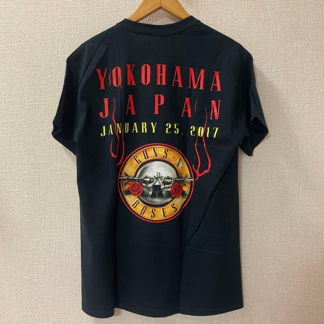 Guns N' Roses 2017年日本ツアー 横浜限定 Tシャツ グッズ ガンズ