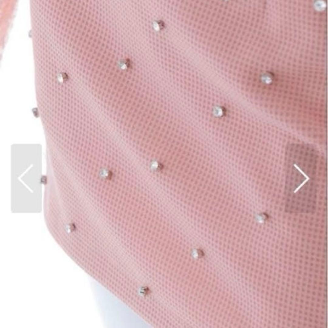 jewels/フロントジップセットアップ/キャバドレス/ピンクMサイズ