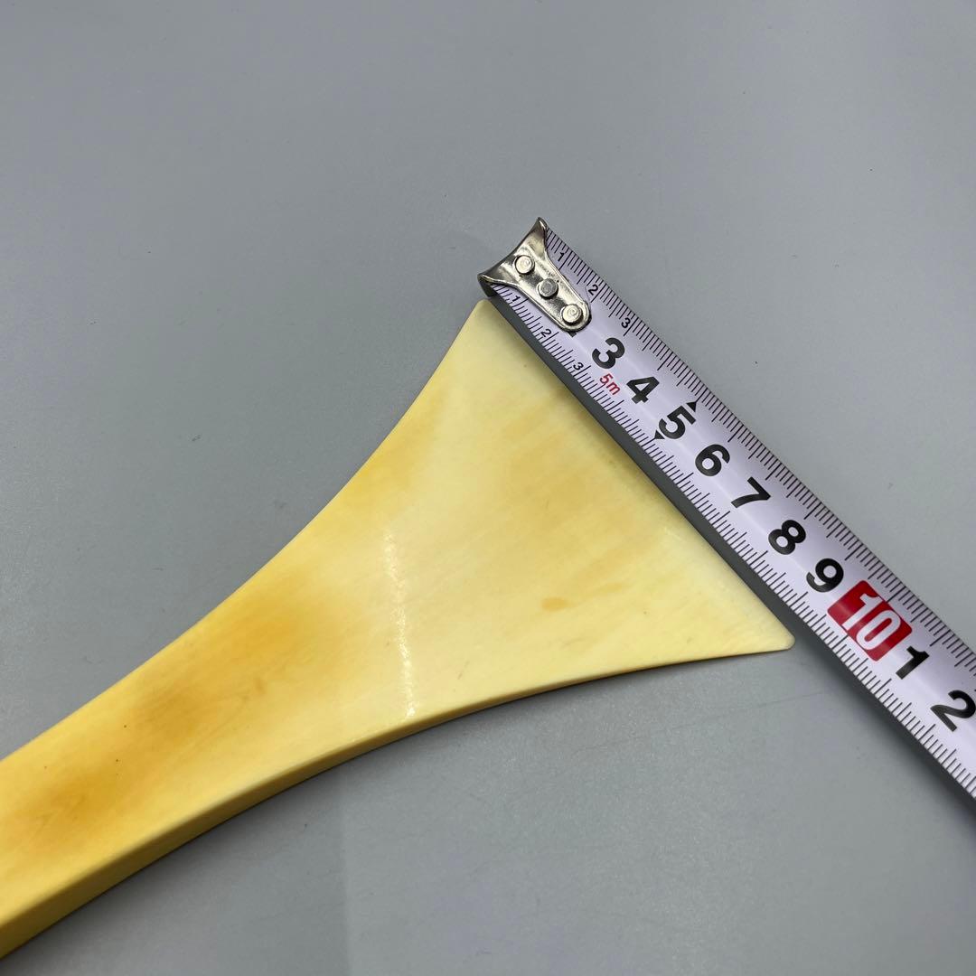 239ヴィンテージ 天然素材 三味線バチ 重さ約118g