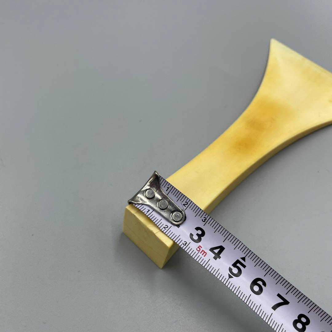 239ヴィンテージ 天然素材 三味線バチ 重さ約118g