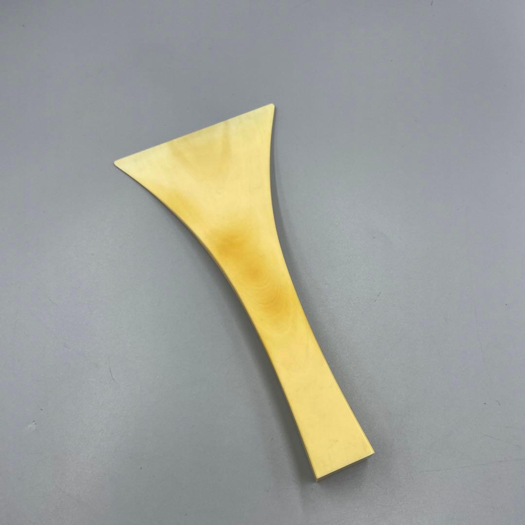 239ヴィンテージ 天然素材 三味線バチ 重さ約118g