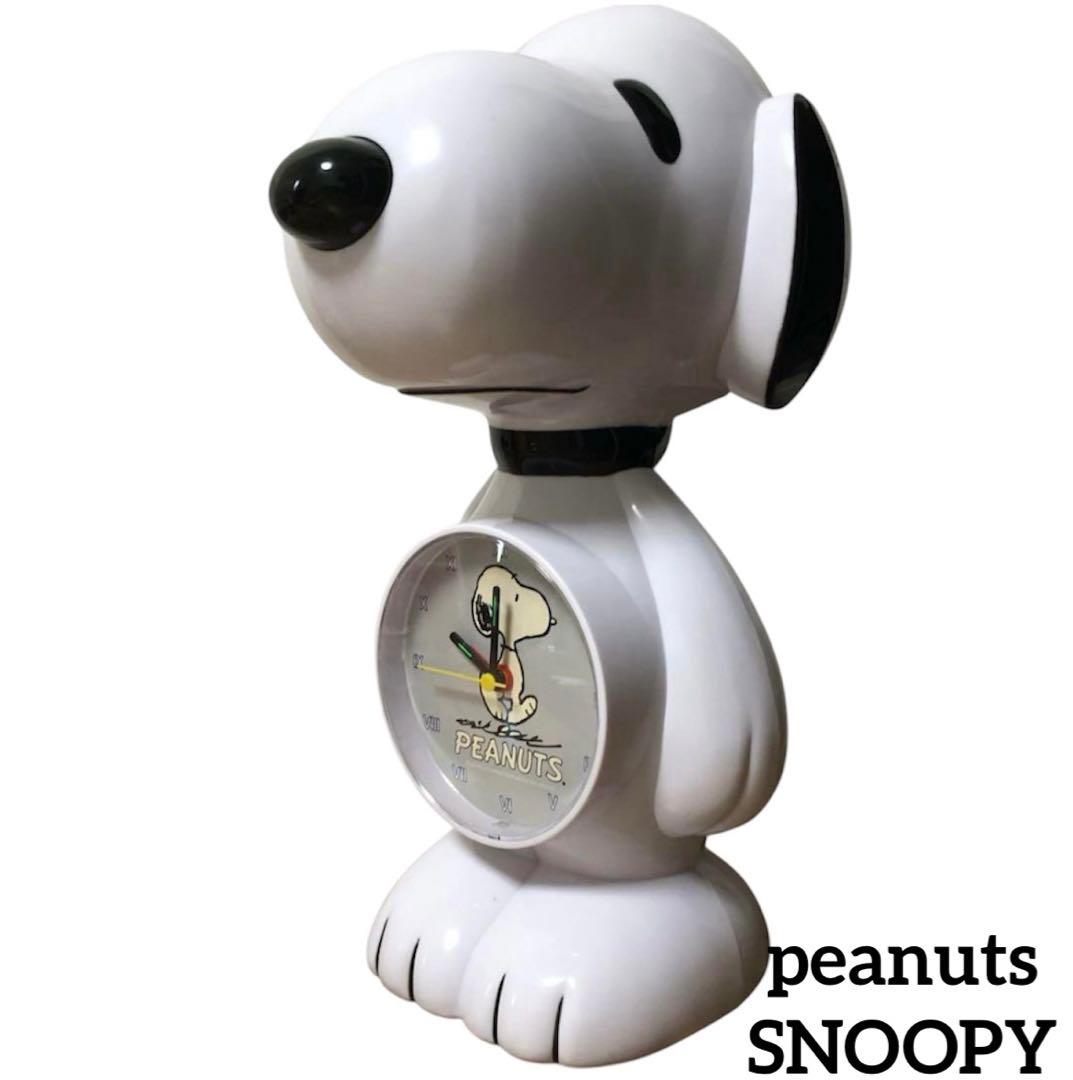 SNOOPYスヌーピーpeanutsレアヴィンテージレトロメロディ目覚まし時計