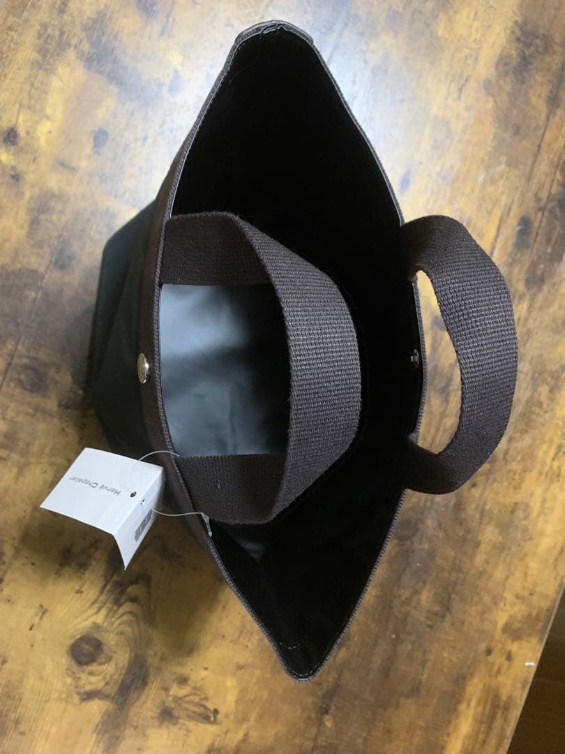 み*ほ様 新品エルベシャプリエ 707c ブラック舟形 トートバッグ M