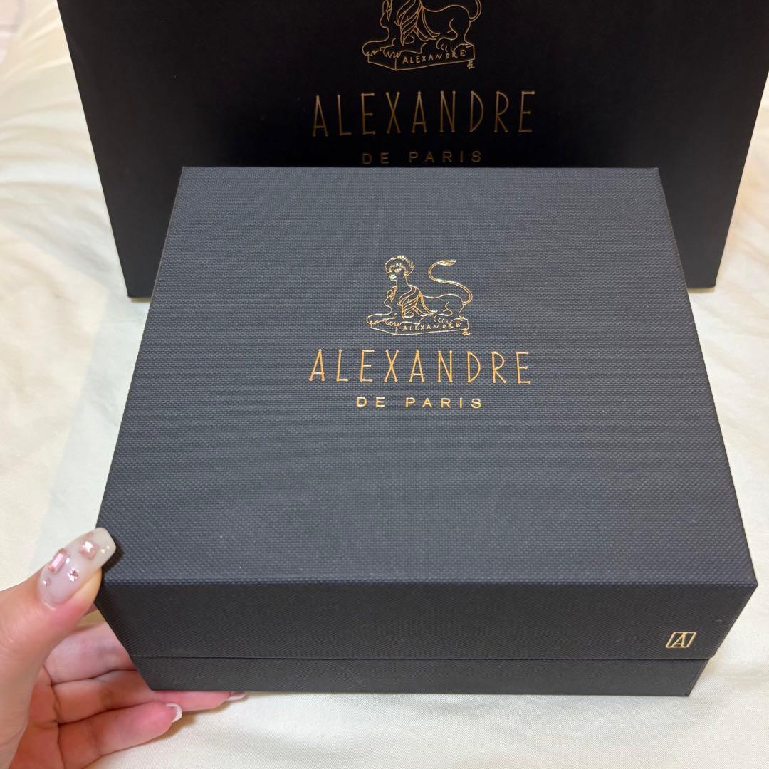 ALEXANDRE DE PARIS デニムヘアバンド