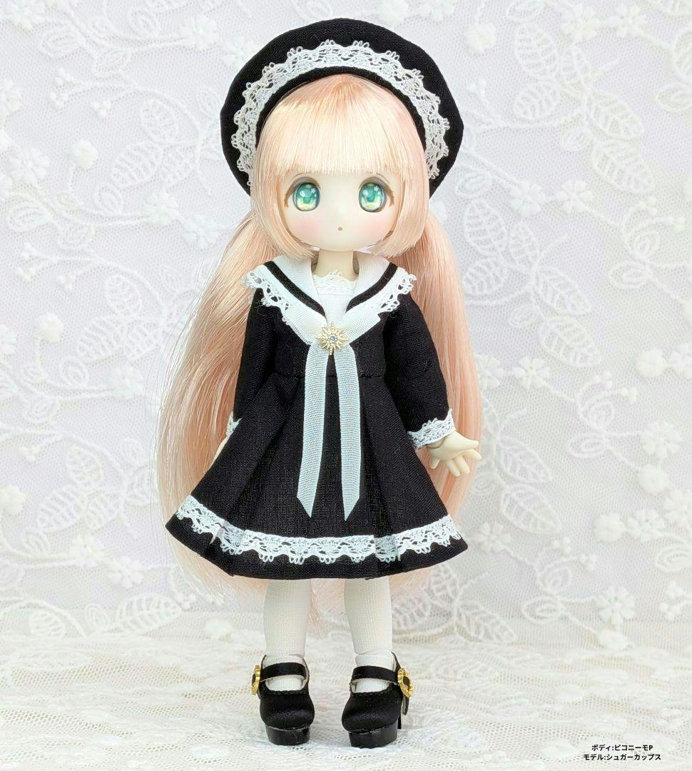 ピコニーモP専用】レースセーラーワンピース ブラック 896 - メルカリ