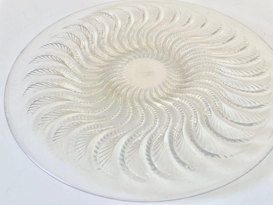 R.LALIQUEルネラリックActiniaイソギンチャク 浅鉢 大皿 プレート