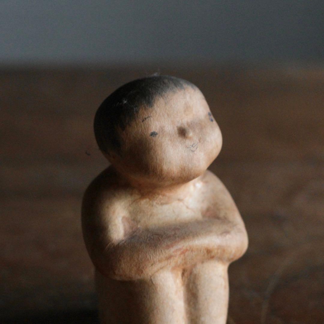 みよろ人形 「水辺興談」戦後複製品 三四郎人形 郷土人形 古道具