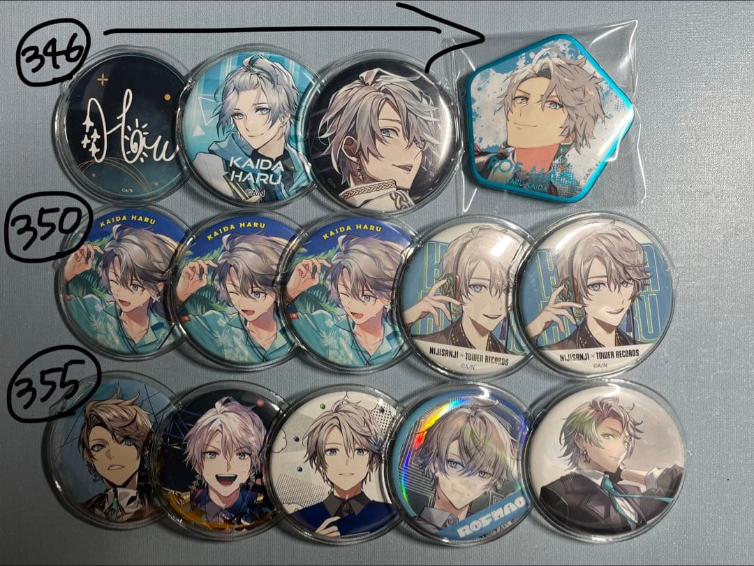 甲斐田晴 缶バッチ - メルカリ